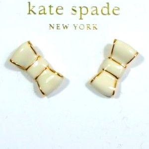 ♠️ Kate Spade Cream Take A Bow Earrings